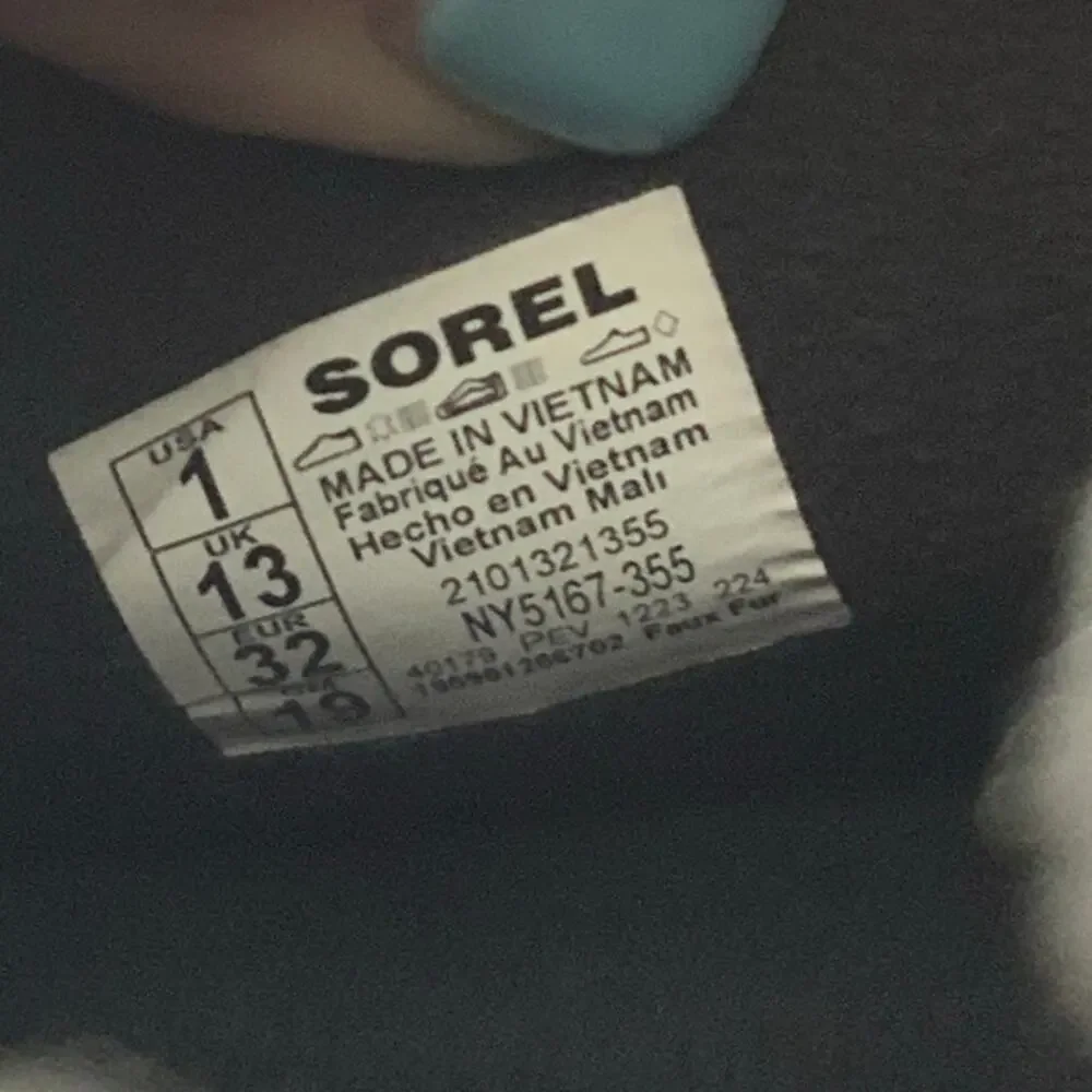 SOREL Children's Out N About lV Chillz‎ Waterproof Boot size 1